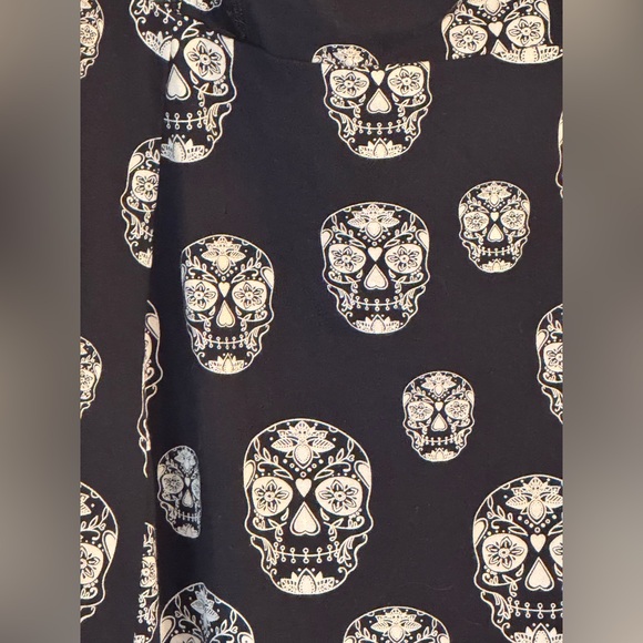 Tripp NYC Day of the Dead Dress, Size 4xl, Black And White - Picture 2 of 13